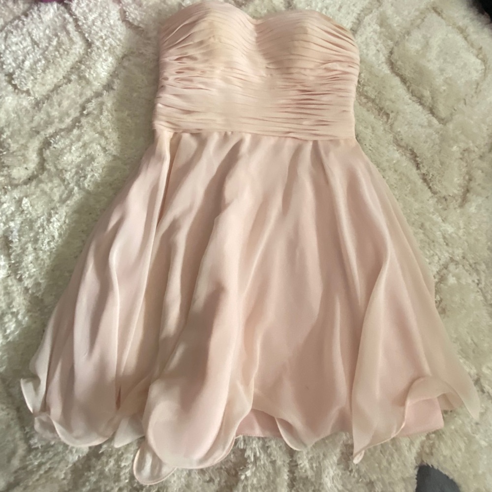 champagne short dress